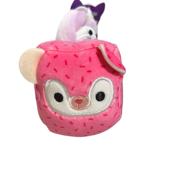 Squishmallows Squishville Mini-Squishmallow Fox And Hedgehog Vehicle, 2in - Picture 6 of 6